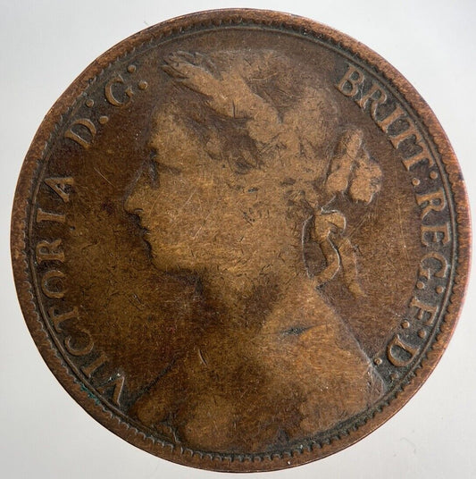 1879 Victoria One Penny Coin | Collectable Grade