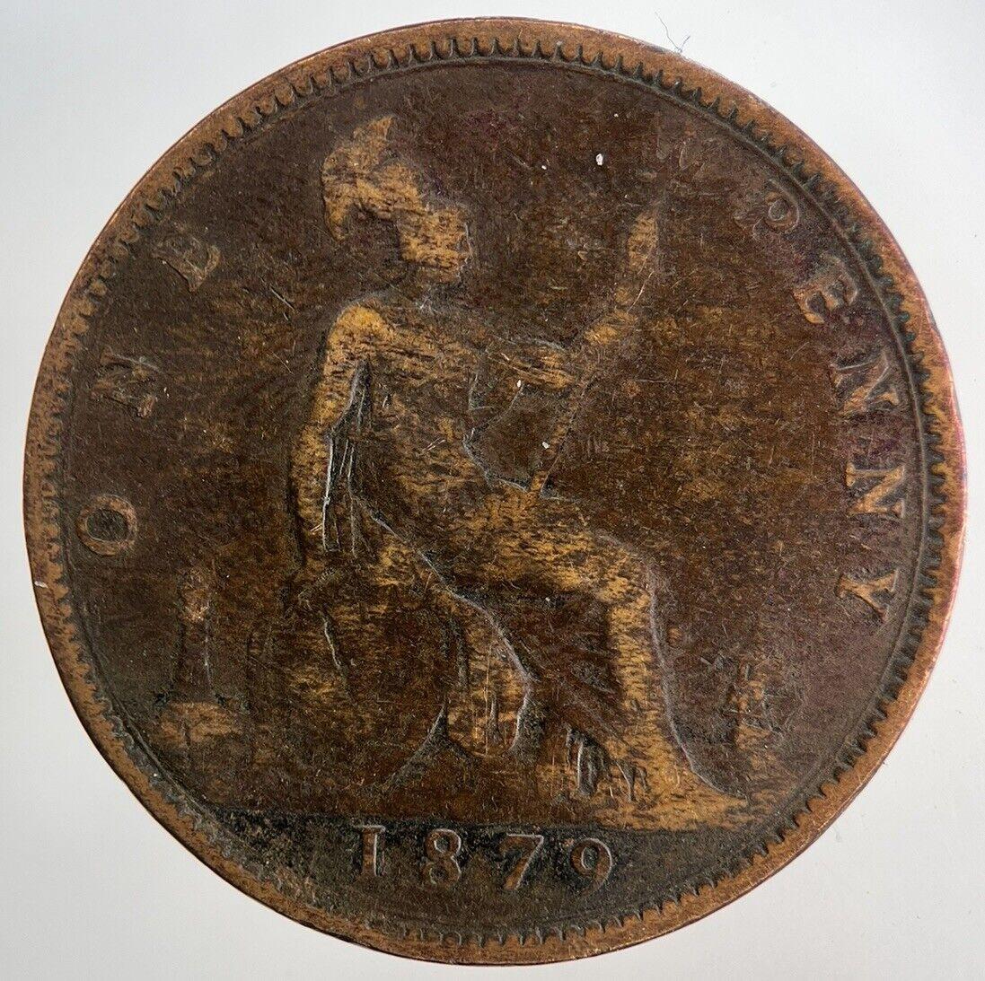 1879 Victoria One Penny Coin | Collectable Grade