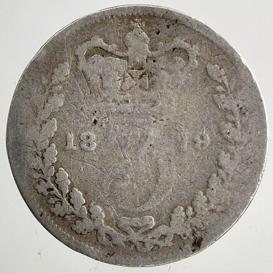 1879 Victoria Threepence Silver Coin | Collectable Grade