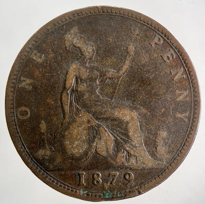 1879 Victoria One Penny Coin | Collectable Grade