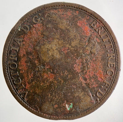 1879 Victoria One Penny Coin | Collectable Grade
