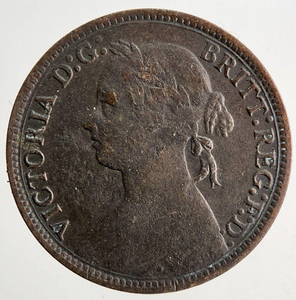 1879 Victoria Farthing Coin | Fine Collectable Grade