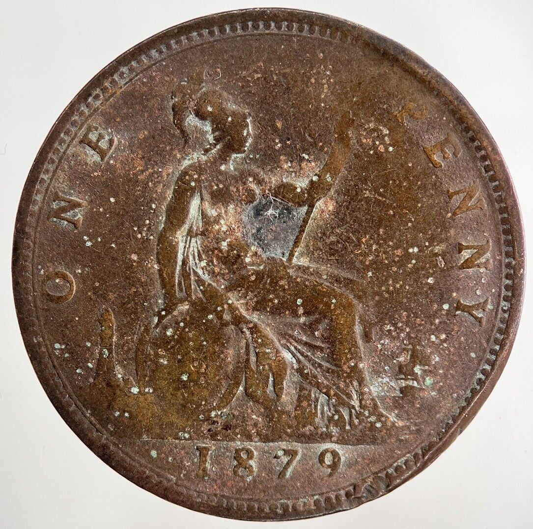 1879 Victoria One Penny Coin | Collectable Grade