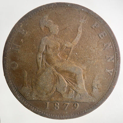 1879 Victoria One Penny Coin | Collectable Grade