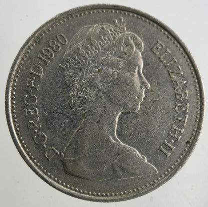 1980 Elizabeth II 2nd 5p Five-Pence Coin | Fine Collectable Grade