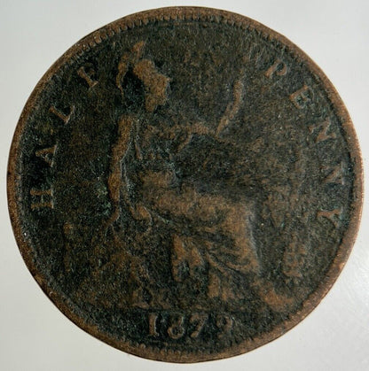 1879 Victoria Half-Penny Coin | Collectable Grade