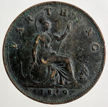 1879 Victoria Farthing Coin | Fine Collectable Grade