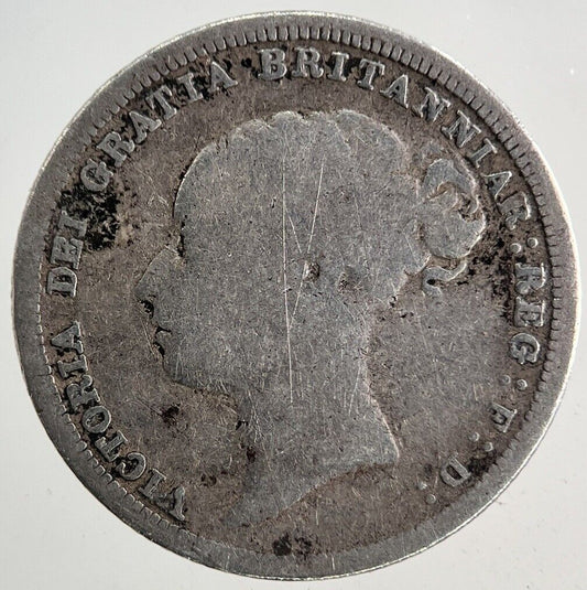 1880 Victoria Sixpence Silver Coin | Collectable Grade