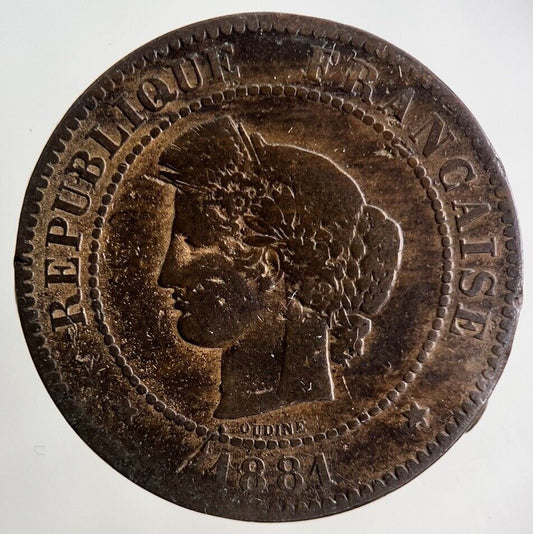 1881 France 5 Centimes Coin | Collectable Grade