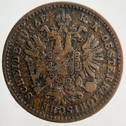 1881 Austria 1 Kreuzer Coin | Collectable Grade