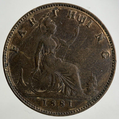 1881 Victoria Farthing Coin | Collectable Grade