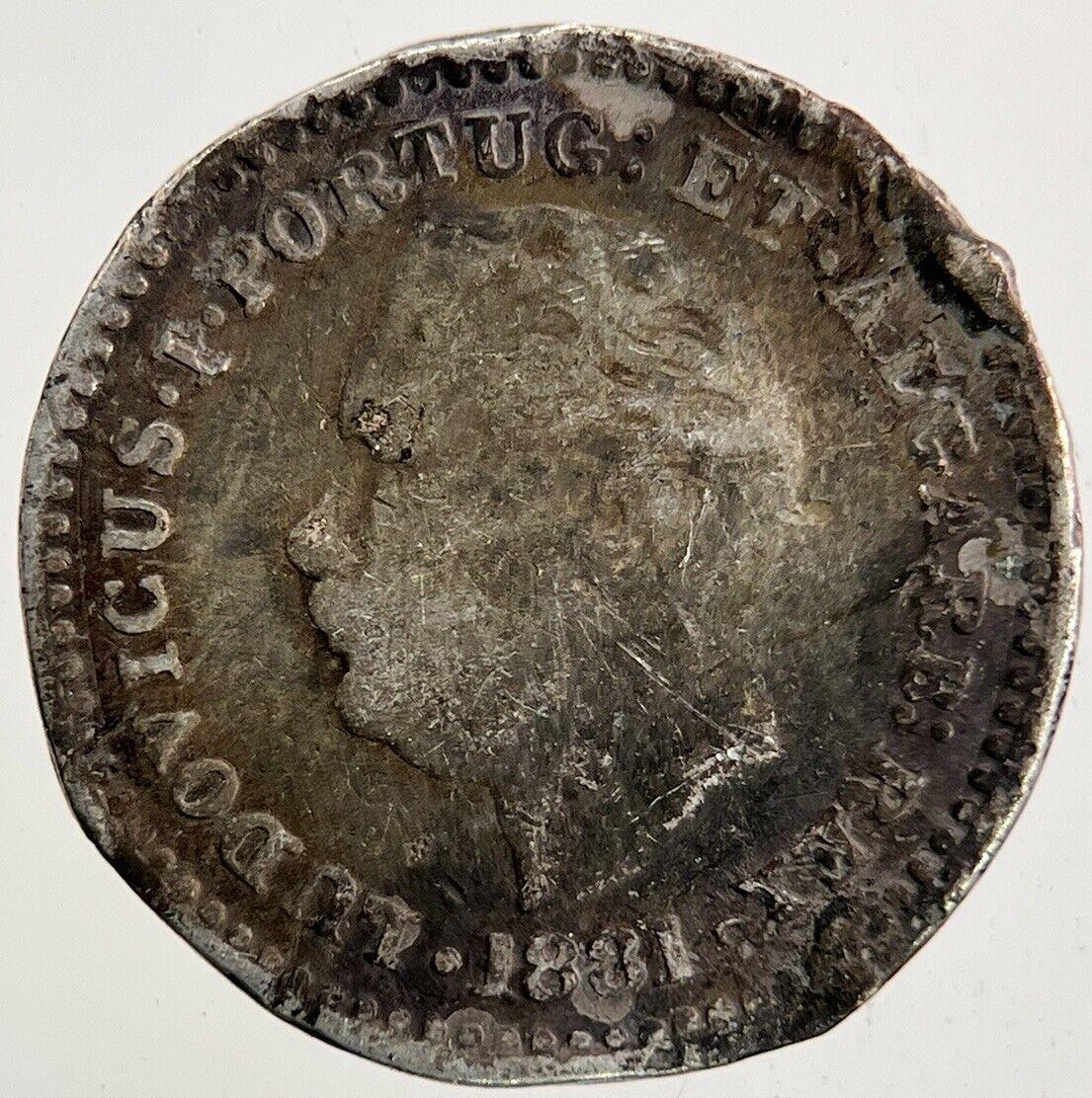 1881 Portugal India 1/8 Rupia Silver Coin | Collectable Grade