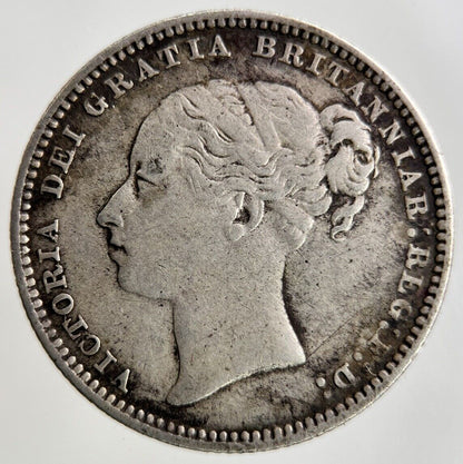 1880 Victoria Shilling Silver Coin | Very High Grade