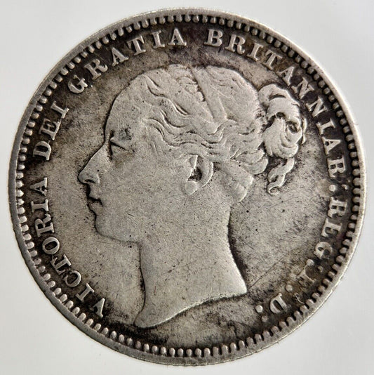 1880 Victoria Shilling Silver Coin | Very High Grade