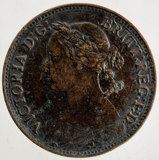 1881 Victoria Farthing Coin | Fine Collectable Grade
