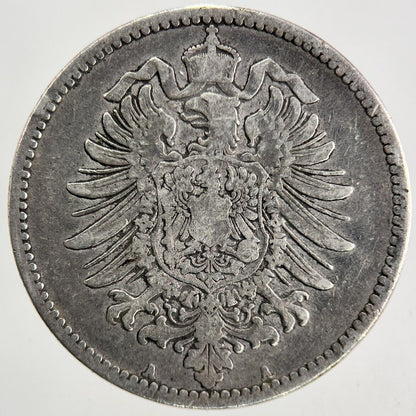 1881 Germany 1 Mark Silver Coin | Collectable Grade