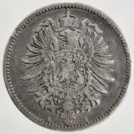 1881 Germany 1 Mark Silver Coin | Collectable Grade