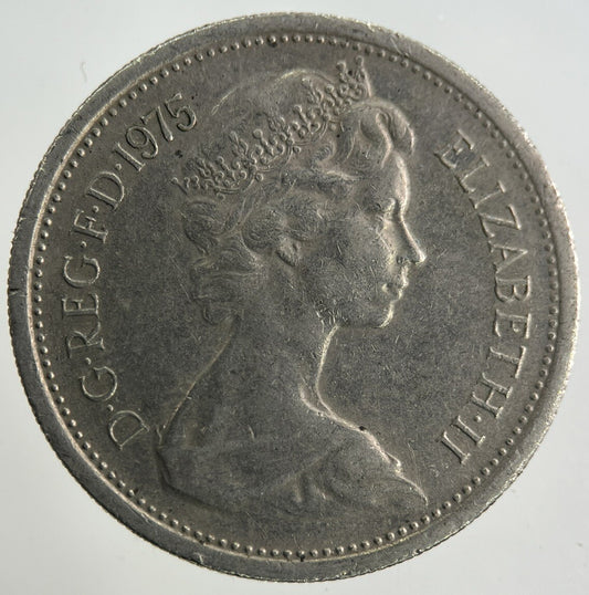 1975 Elizabeth II 2nd 5p Five-Pence Coin | Fine Collectable Grade