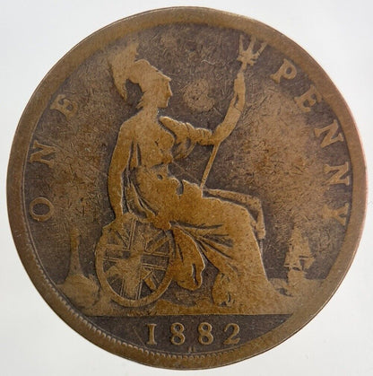 1882-H Victoria One Penny Coin | Collectable Grade