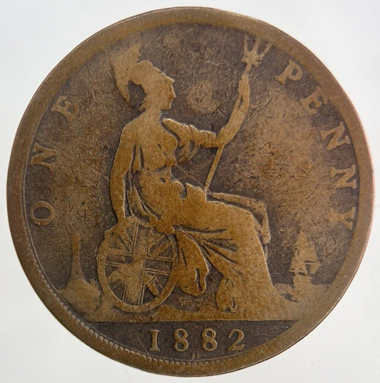 1882-H Victoria One Penny Coin | Collectable Grade