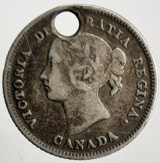 1882 Canada 5 Cents Silver Coin | Collectable Grade | a4679