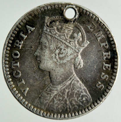 1882 India 2 Annas Silver Coin | Collectable Grade