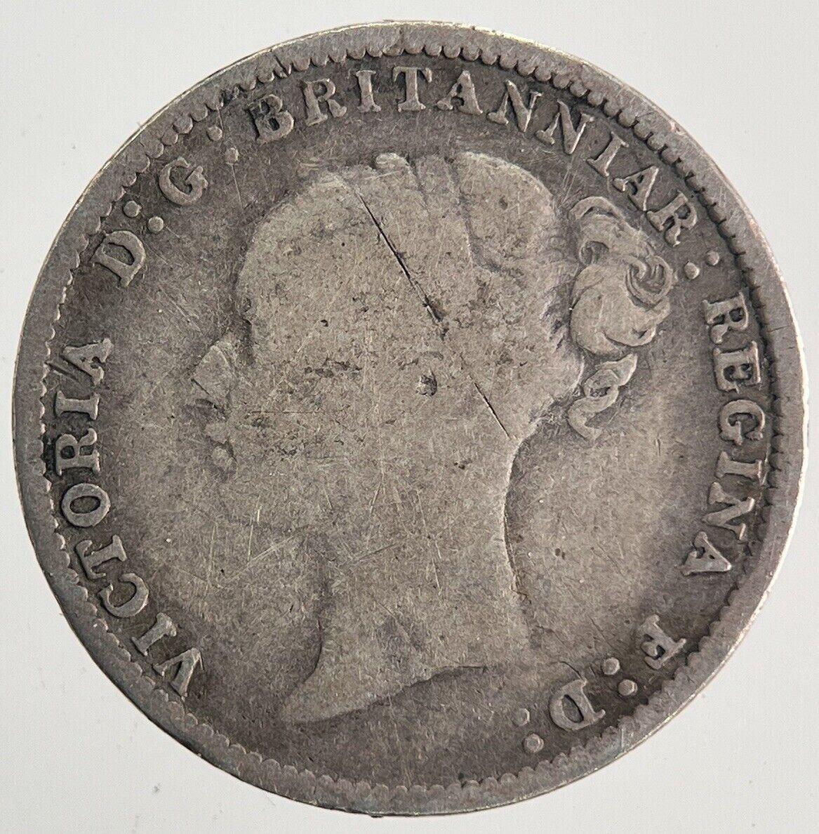 1881 Victoria Threepence Silver Coin | Fine Collectable Grade | a9951