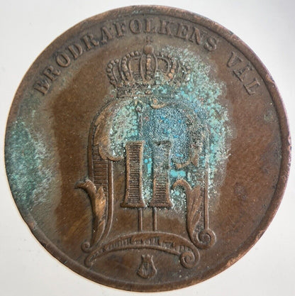 1882 Sweden 5 Ore Coin | Very High Grade | a4873
