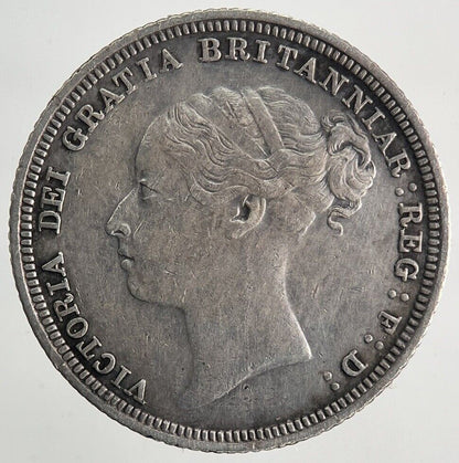 1881 Victoria Sixpence Silver Coin | Very High Grade | a9966