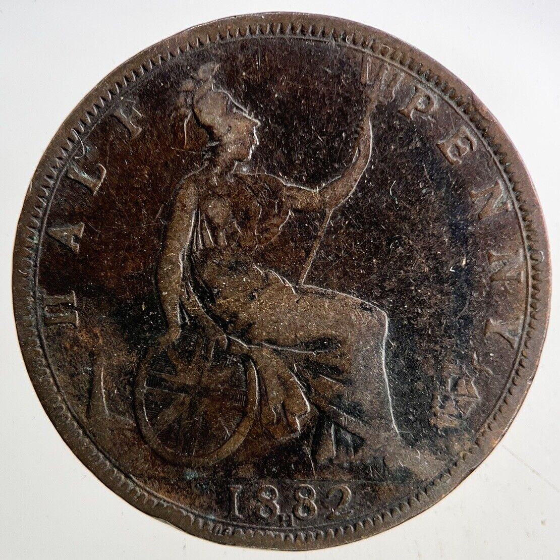 1882-H Victoria Half-Penny Coin | Collectable Grade