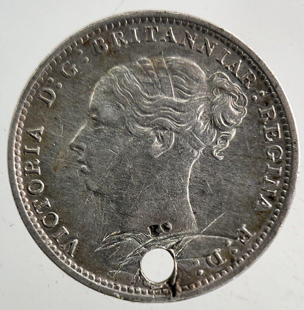 1881 Victoria Threepence Silver Coin | Very High Grade