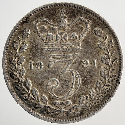 1881 Victoria Threepence Silver Coin | Very High Grade | a6769
