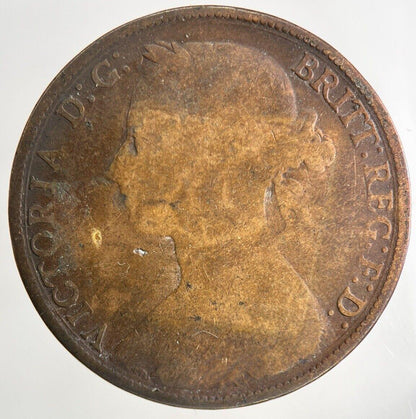 1882-H Victoria One Penny Coin | Collectable Grade