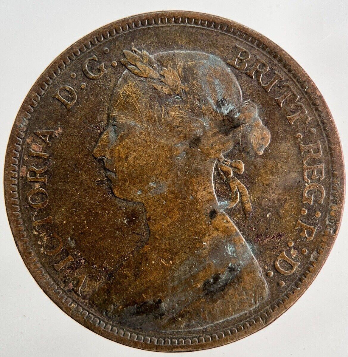 1882-H Victoria Half-Penny Coin | Fine Collectable Grade