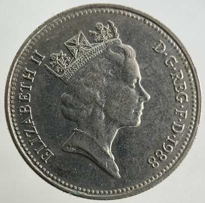 1988 Elizabeth II 2nd 5p Five-Pence Coin | Fine Collectable Grade