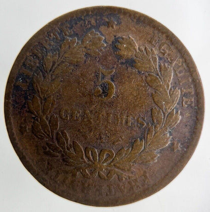 1883 France 5 Centimes Coin | Collectable Grade
