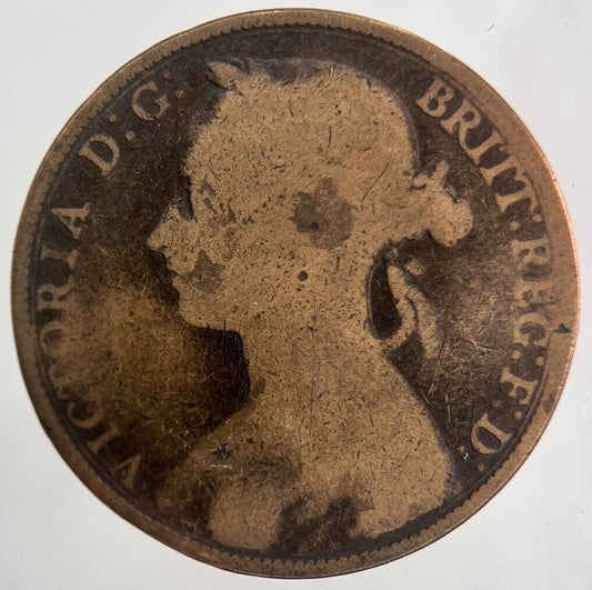 1883 Victoria One Penny Coin | Collectable Grade
