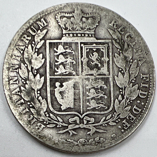 1883 Victoria Half Crown | British Silver Coin | Collectable Grade | a080