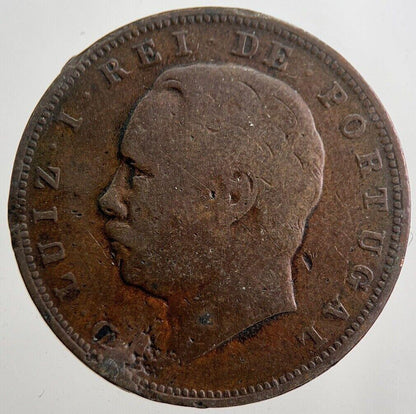 1883 Portugal X 10 Reis Coin | Collectable Grade | a7893