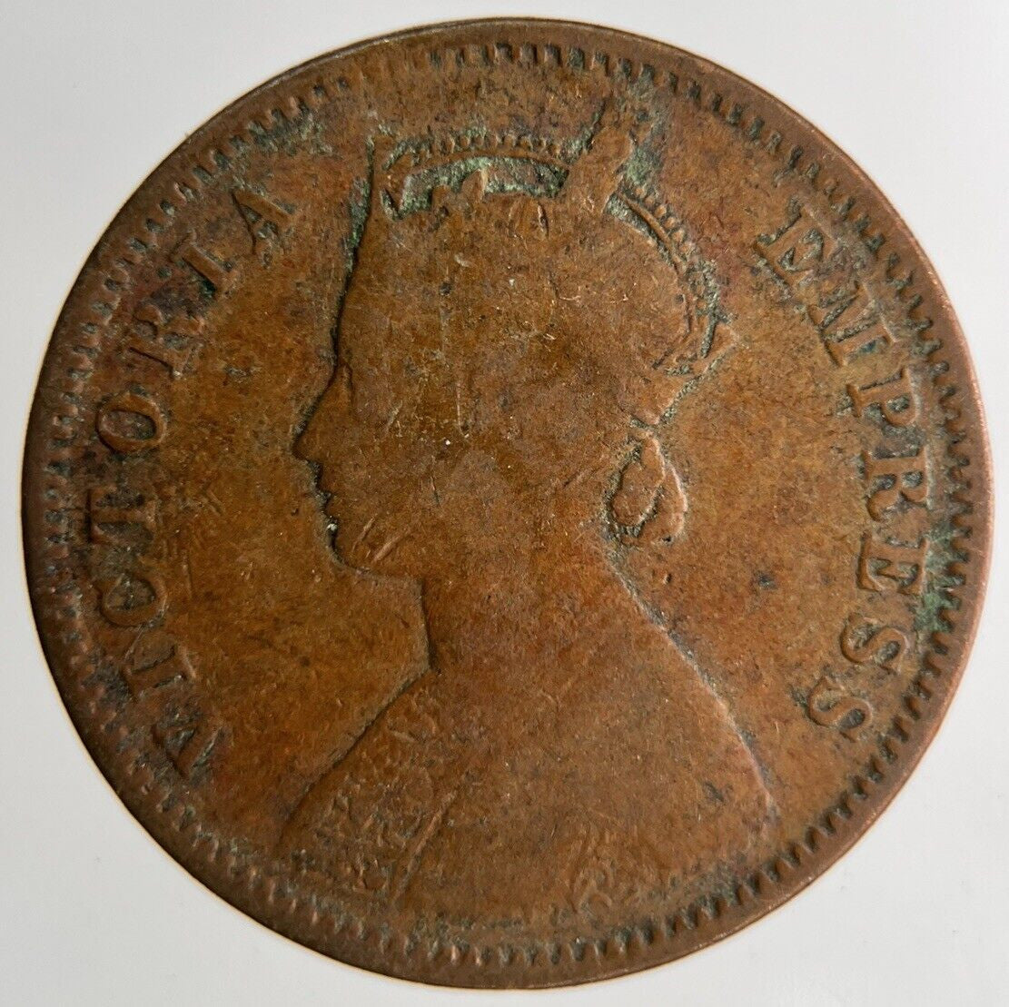 1883 India One Quarter 1/4 Anna Coin Collectable Grade