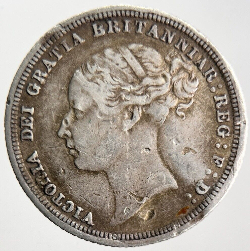 1883 Victoria Sixpence Silver Coin | Fine Collectable Grade | a4622