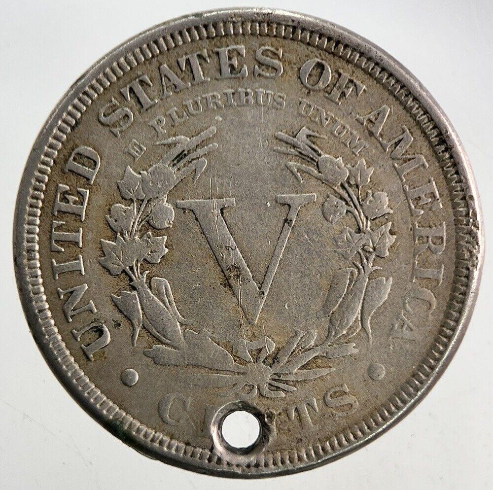 1883 US USA Nickel V 5 Cents Coin | Fine Collectable Grade