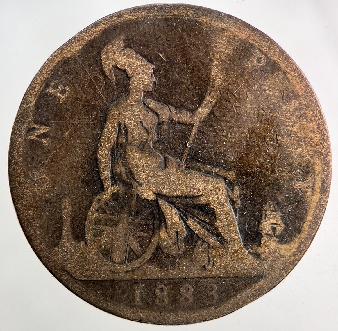 1883 Victoria One Penny Coin | Collectable Grade