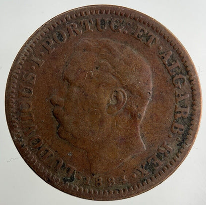 1884 India Portugal Quarto De Tanga Coin | Collectable Grade