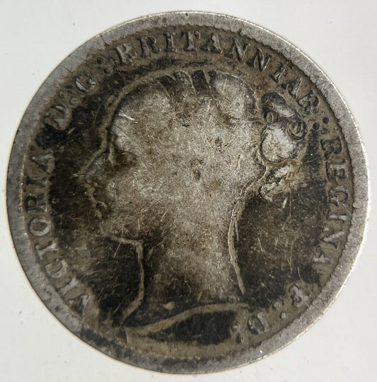 1883 Victoria Threepence Silver Coin | Collectable Grade