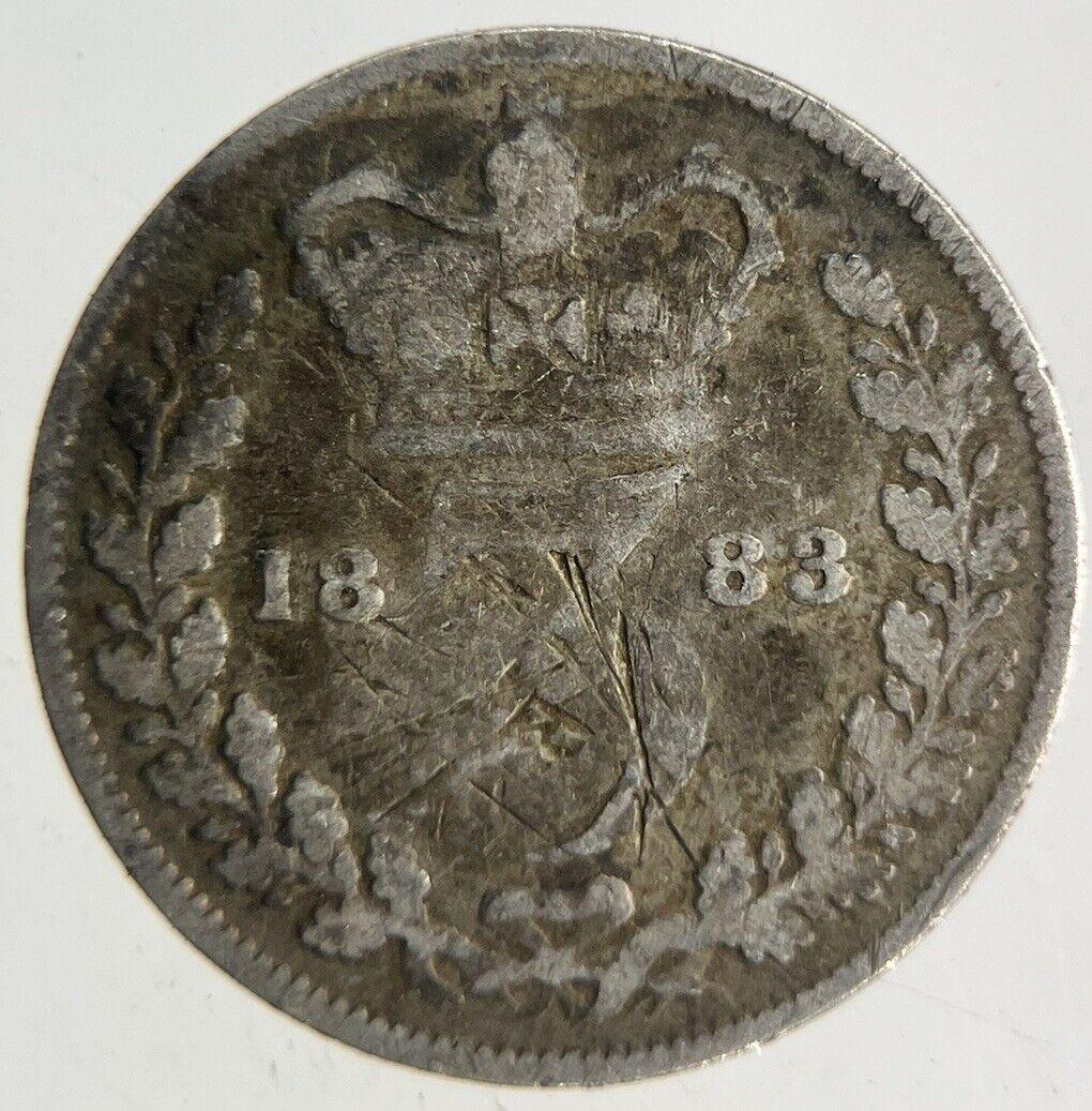 1883 Victoria Threepence Silver Coin | Collectable Grade