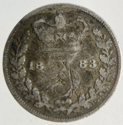 1883 Victoria Threepence Silver Coin | Collectable Grade