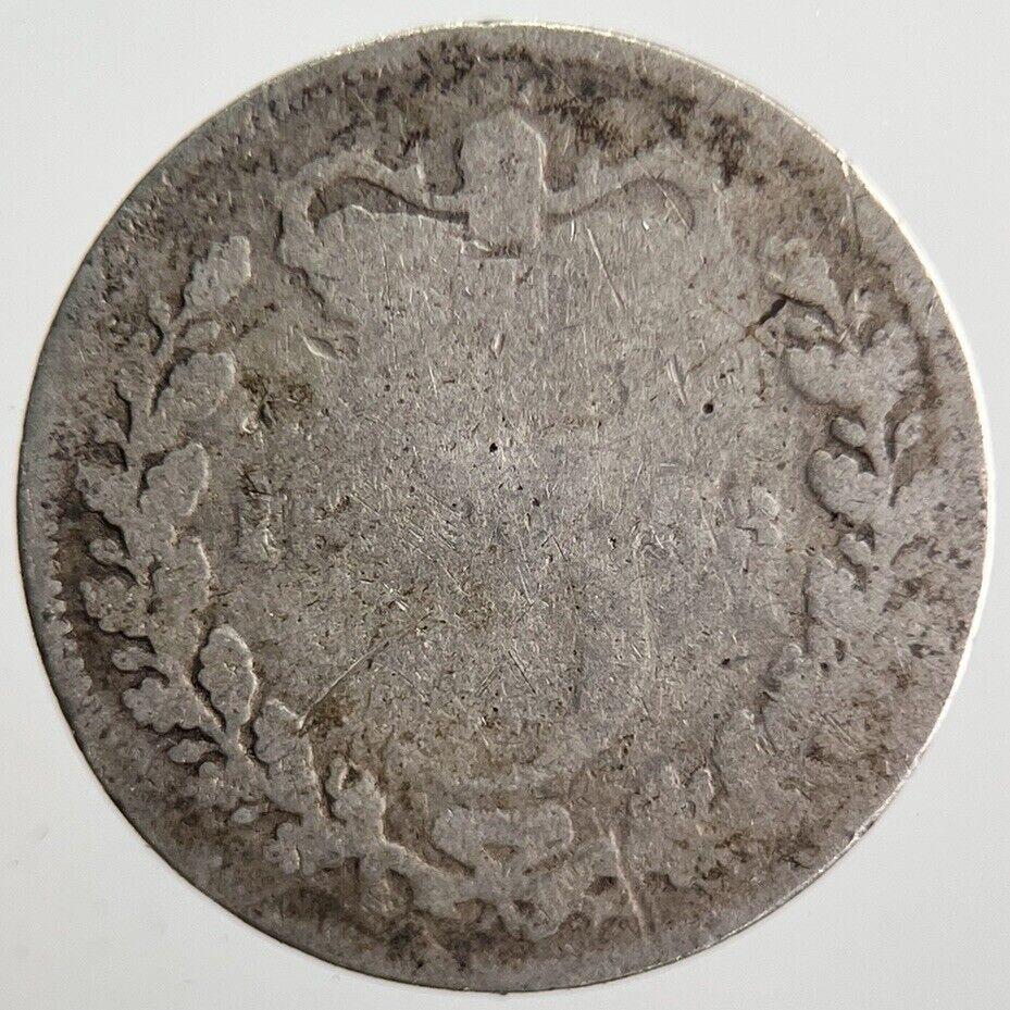 1883 Young Head Victoria Threepence Silver Coin | Worn Grade | a4065