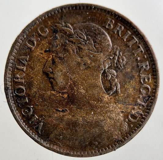 1884 Victoria Farthing Coin | Collectable Grade