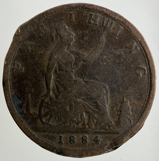 1884 Victoria Farthing Coin | Collectable Grade